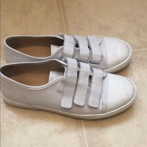 APC white Velcro sneakers
